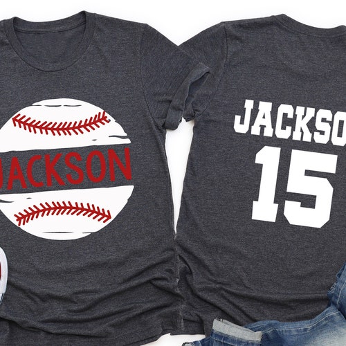 Custom Team Number Shirt Personalized Baseball Sweatshirt - Etsy