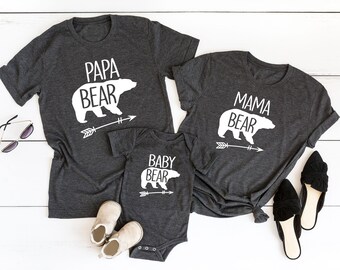 Mama Bear Papa Bear Etsy