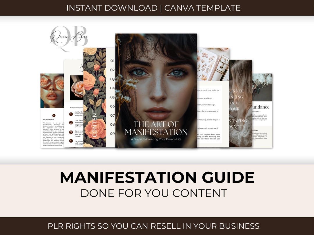Manifestation Guide | Private Label Rights PLR | Aesthetic Self ...