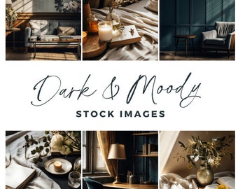 Lifestyle Stock Photos Bundle -9 Photos- Dark And Moody Stock Photo Collection- Stock Images for Your Online Business, Website, Social Media