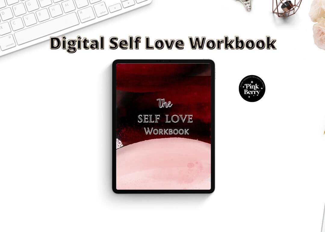 Self Love Digital Workbook Bundle- Goodnotes 70 Page Digital Workbook ...