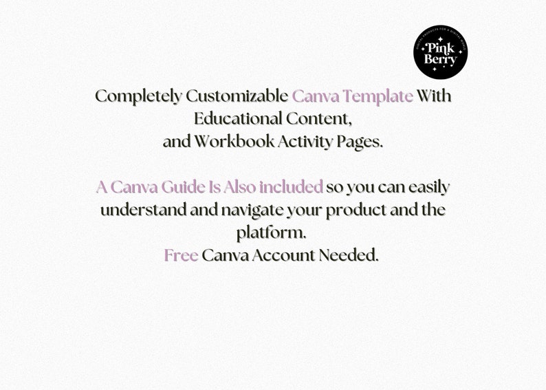 Canva Template Printable Teen Mental Health Workbook Fully - Etsy