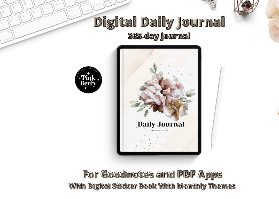 Digital Daily Journal | Goodnotes Journal | iPad Journals | Digital ...