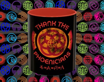 Thank The Phoenicians - Accent Coffee Mug, 11oz