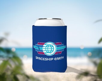 Spaceship Earth - Can Cooler Sleeve