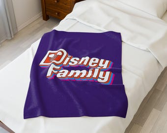 Manta de felpa de terciopelo de la familia Disney