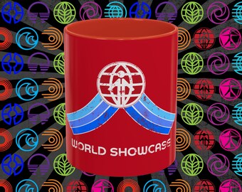 World Showcase - Taza de café con acento, 325 ml