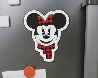 Winter Holiday Minnie - Kiss-Cut Magnets