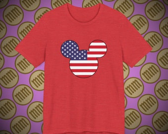 American Flag - Unisex Short Sleeve Tee