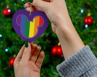 Pride Ears - Ceramic Ornament