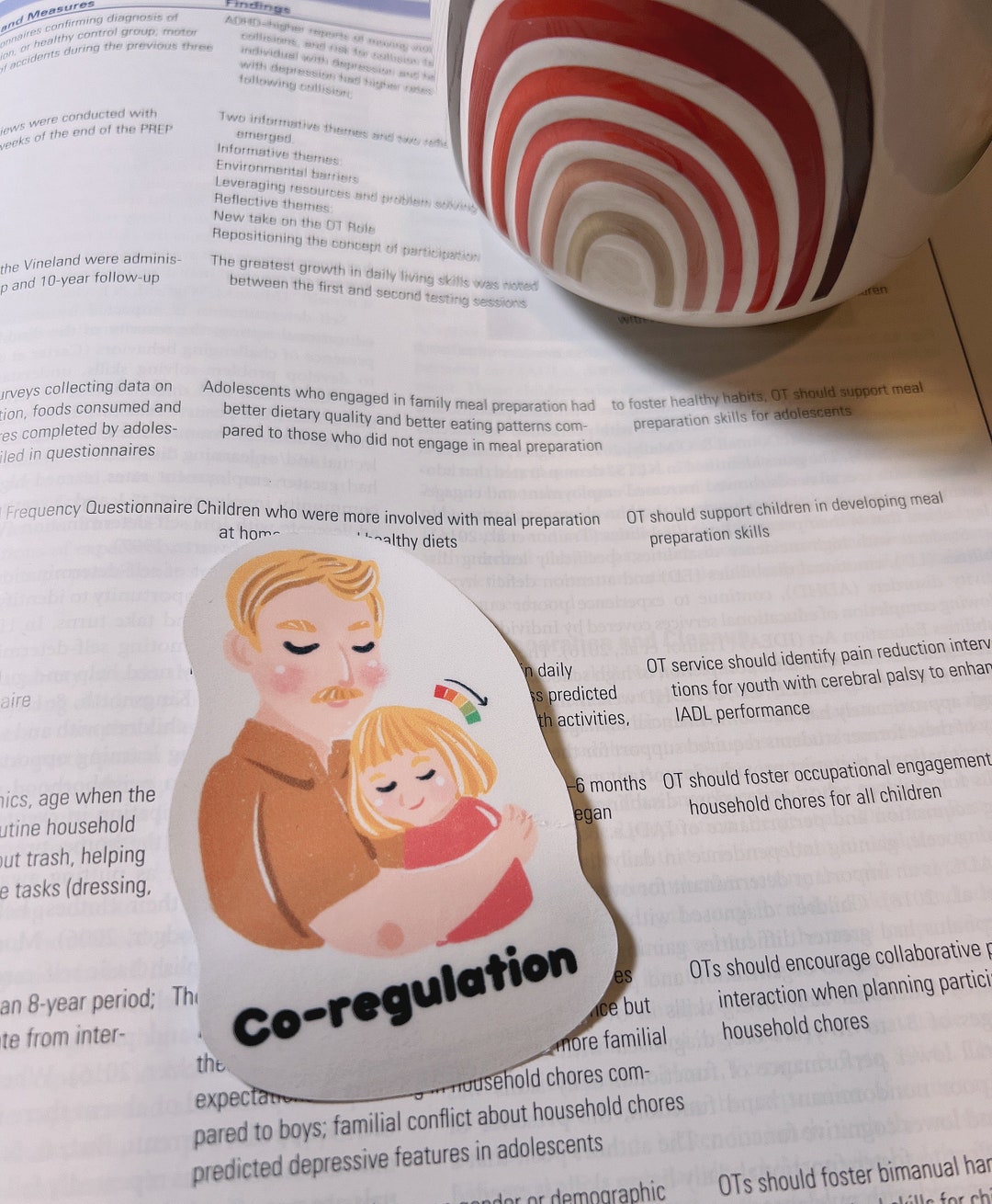 Regulation Sticker OT Sticker Co-regulation With Dad and Child - Etsy Israel