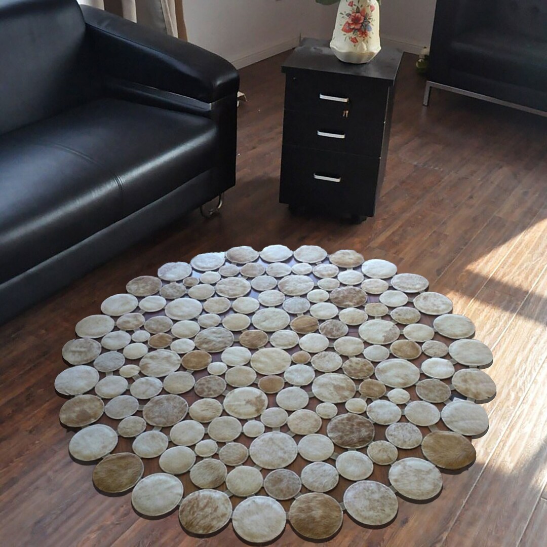 Turkish Genuine Leather Rug Special Design Leather Carpet - Etsy