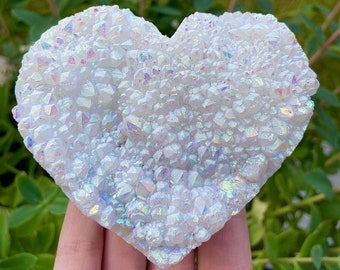 Cœur d’amas de quartz Angel Aura