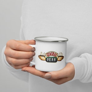 Central Perk Friends Logo Enamel Mug