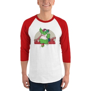 Philly Phanatic 3/4 sleeve raglan shirt