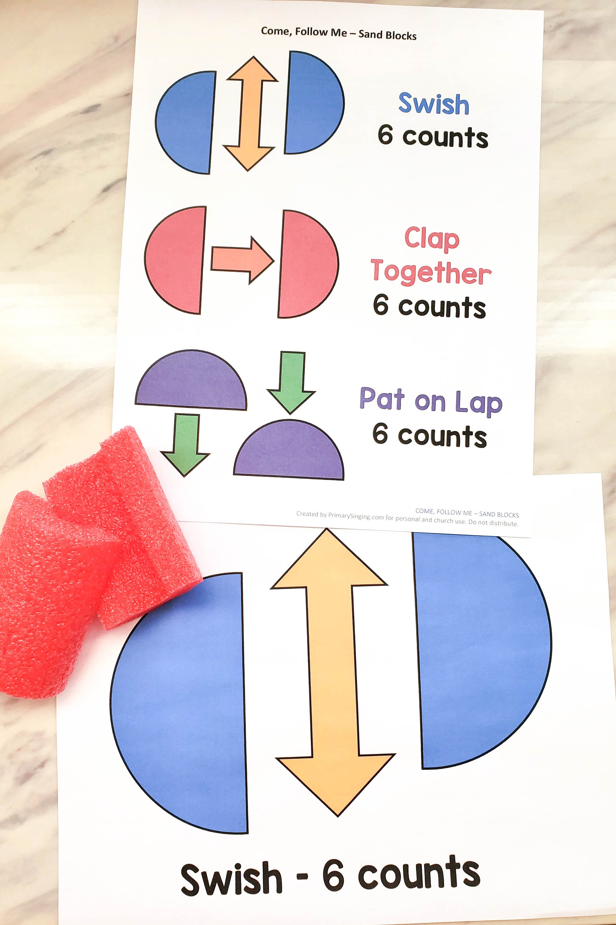 Come Follow Me Singing Time & Flip Chart 2023 LDS Primary Song 5