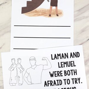 Nephi's Courage Flip Chart &amp; Visual Aids Teach Lyrics 2024 Come Follow ...
