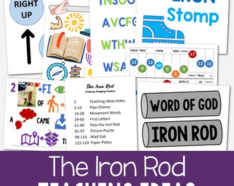 The Iron Rod Teaching Ideas Primary Song Singing Time Lesson Plans 7 Ideas LDS Hymn Music Leader Helps Printable PDF 2024 Come Follow Me