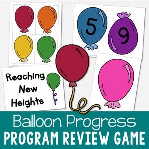 Globos Juego de revisión del programa primario Tiempo de canto Rastreador de canciones Juego de actividades LDS PDF Seguimiento del líder musical Gráfico de progreso de aprendizaje imprimible