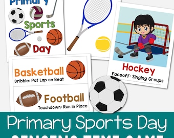 Primary Sports Day Singing Time Printables LDS Song Review Ideas Father's Day Lesson Plan Primary Program Progress Tracker fun Kids Activity