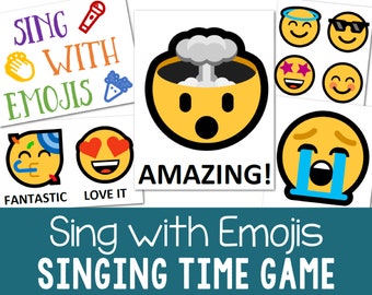 Sing with Emojis Primary Singing Time | LDS Review Game to Rank the Song Emotions