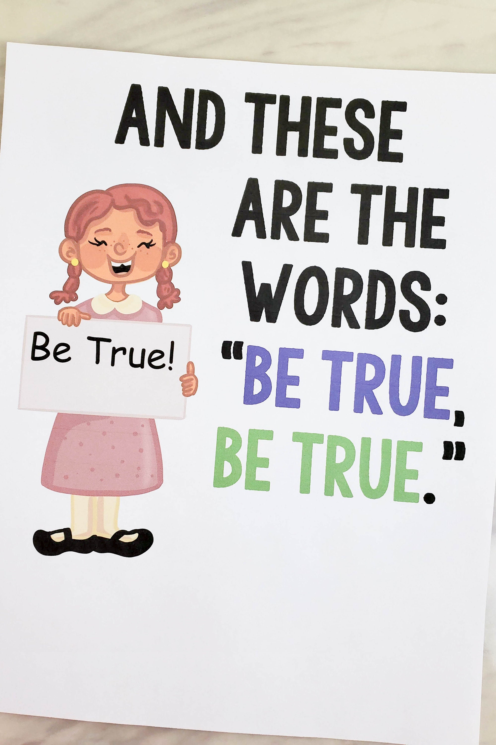 Stand for the Right Flip Chart & Visual Aids Teach Come Follow Etsy