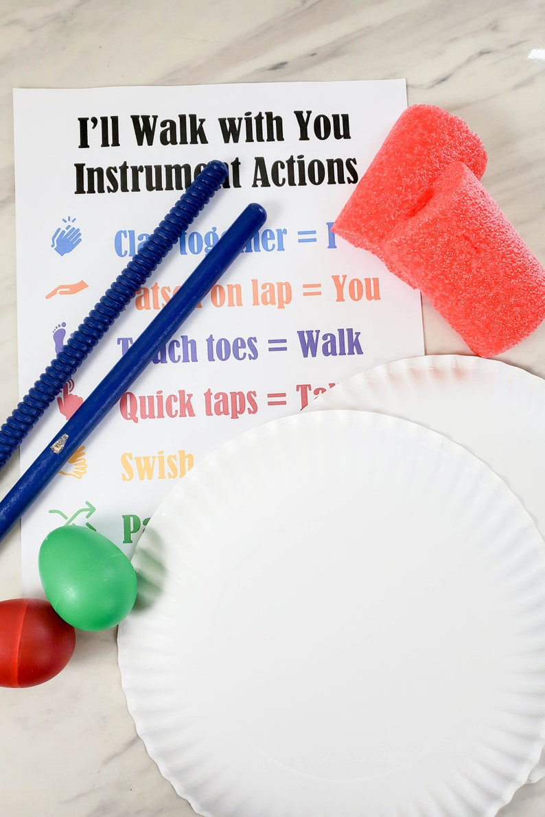 I'll Walk With You Singing Time Packet 6 Teaching Ideas & Flip Chart Printable PDF Lesson Plans Visual Aids for LDS Primary Music Leaders image 4