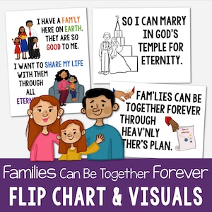 Families Can Be Together Forever Flip Chart Visual Aids LDS Primary Music Leaders Singing Time Printable Song Helps 2025 D&C Come Follow Me