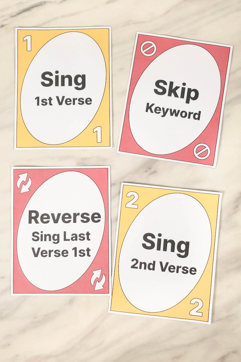 Sing by Color Review Game Singing Time Card Game for Primary Program ...