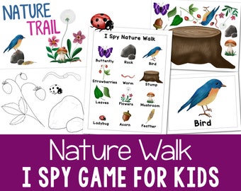 I Spy Nature Walk Kids Activity and Singing Time Review Game Summer Lesson Plan Printable Indoor Outdoor Activities PDF Primary Music Leader