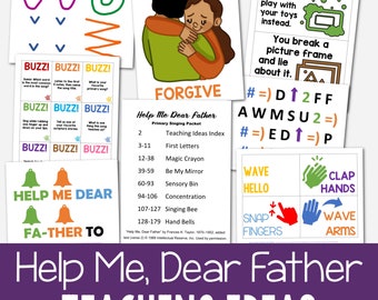 Help Me Dear Father Teaching Ideas Primary Song Come Follow Me 7 Lesson Plans PDF Printables Singing Time LDS Music Leaders Chorister