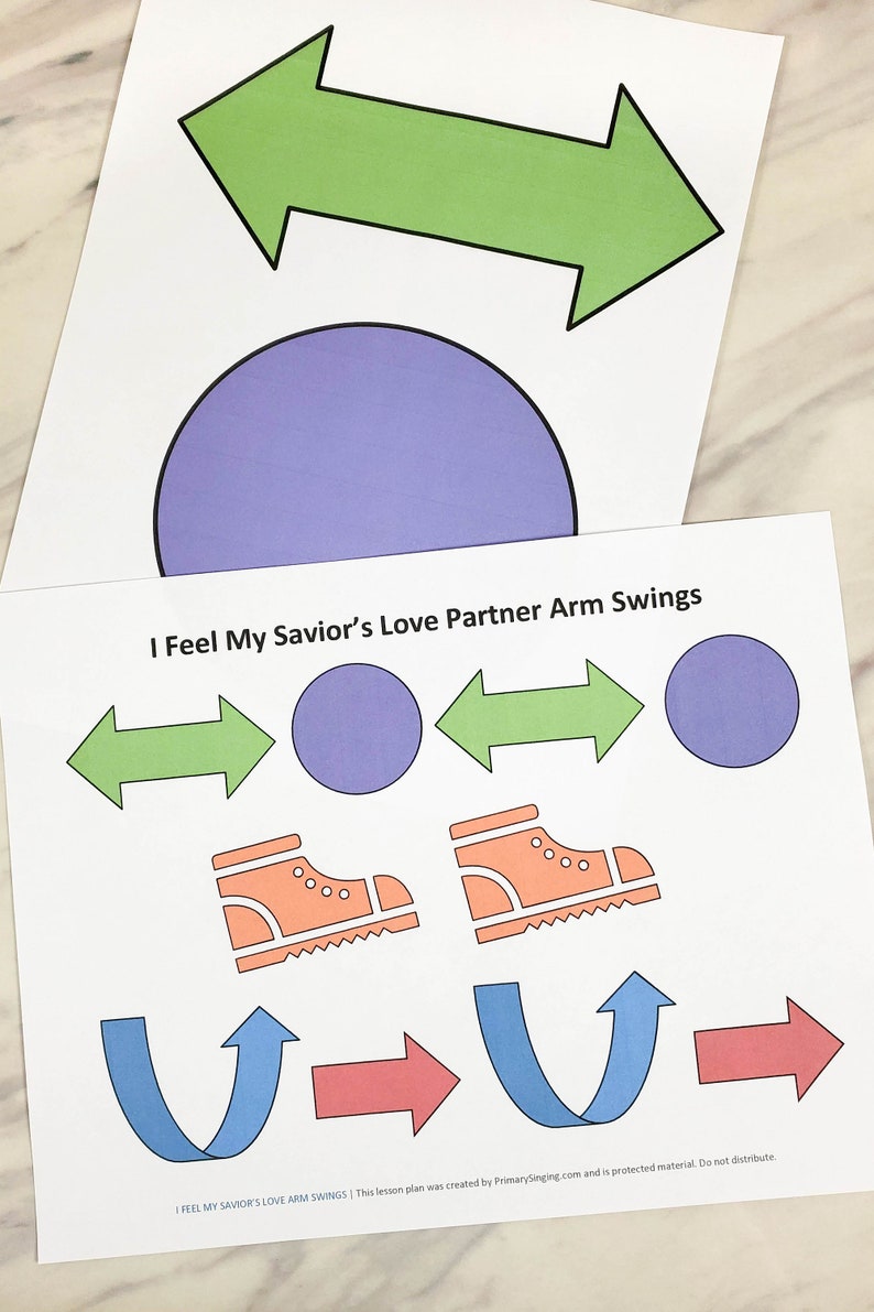 I Feel My Savior's Love Singing Time Bundle 8 Primary Come Follow Me Lesson Plans and Song Helps Teaching LDS Music Leaders Chorister PDF image 5