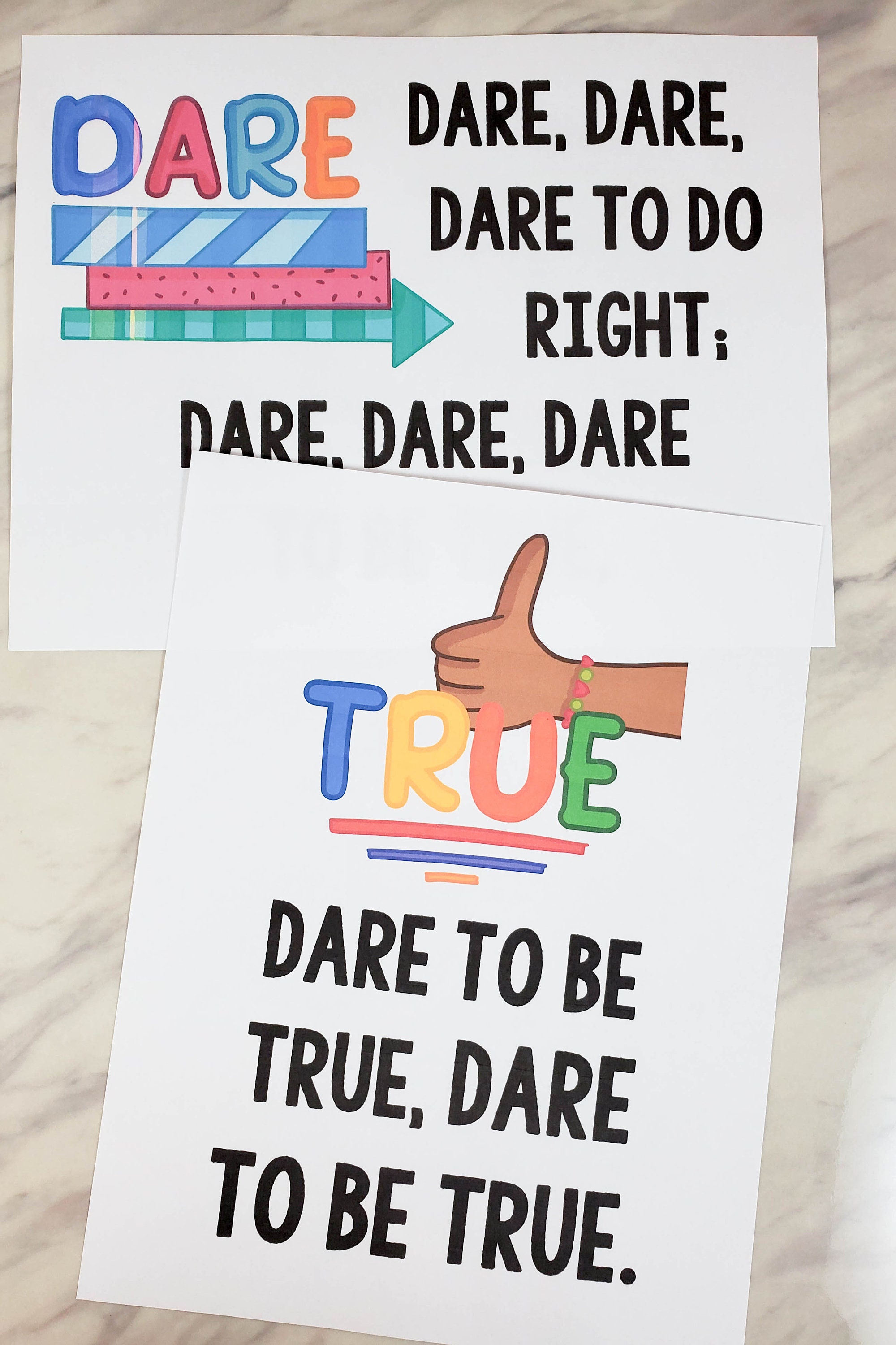 Dare to Do Right Flip Chart & Visual Aids Singing Time Slideshow ...
