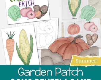 Garden Patch Singing Time Song Review Game Summer Lesson Plan and Activity Printable PDF LDS Primary Music Leader