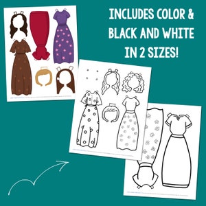 Mother's Day Make a Mom Paper Dolls | Printable Primary Singing Time ...