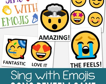 Sing with Emojis Primary Singing Time | LDS Review Game to Rank the Song Emotions