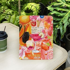 Cute Aesthetic iPad Case with Pencil Holder Cover for iPad Air 4/5/6/7th 11" 13", iPad Pro 12.9 Inch, iPad 9/10/11 Generation, iPad Mini 6/7