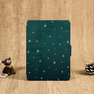 Kindle-fodral med stjärnklar nattmålning och handrem, Paperwhite-fodral för 12/11/10:e, fodral för Kobo Clara/Libra Color, Kindle Scribe/Colorsoft