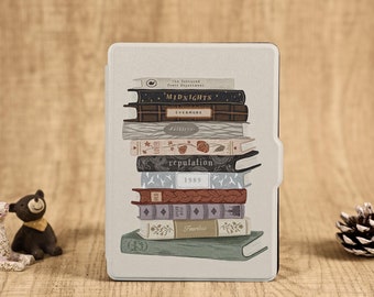 Regalo ideal para amantes de los libros: Funda bonita para Kindle/Kobo con correa, compatible con Colorsoft, Kobo Libra Color, Kobo Clara BW y Paperwhite (12.ª/11.ª generación). Incluye tapa trasera transparente.
