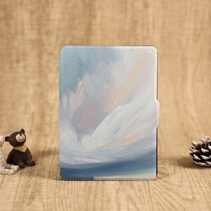 Abstract Art Painting Cute Kindle Case with Hand Strap for Paperwhite 1/2/3/4, Paperwhite Cover for Kindle 12th/10th/11th, Kindle 2022, 2024