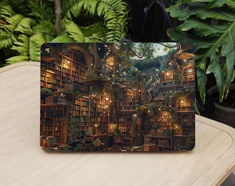 Whimsy Fantasy Whimsical Library Macbook Hard Case Laptop Cover for 2026 NEW Neo 13 Air 15/13/11 Macbook Pro 16/15/14/13 inch M5 M4 M3 M2 M1