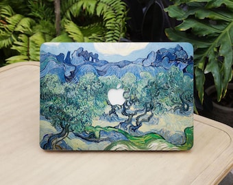 Van Gogh Olive Trees Art Macbook Protective Hard Case Laptop Cover for 2026 Neo Air 15/13/11 A3449 Mac Pro 16/14 inch A3434 M5 M4 M3 M2 M1
