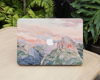 Mountain Art Painting Macbook Protective Hard Case Laptop Cover for 2026 Neo 13 Air 15/13/11 A3449 Mac Pro 16/14 inch A3434 M5 M4 M3 M2 M1