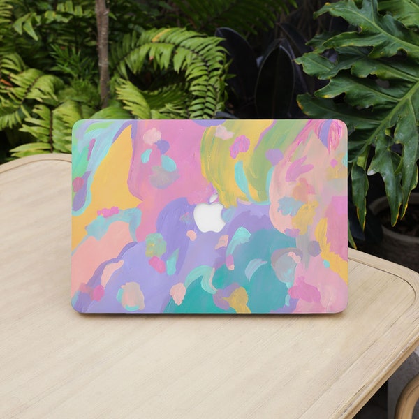 Color Abstract Graffiti MacBook Case For Pro 14 15 16 M1 M2 2023 Protect Cover for MacBook Air 13 15 Pro 13 2022 Laptop Cover Best Gift