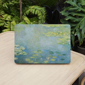 Custodia protettiva rigida per Macbook con dipinto delle Ninfee di Monet, compatibile con Mac Pro 16/15/14/13 pollici, M5, M4, M3, M2 e M1 (modello 2026).