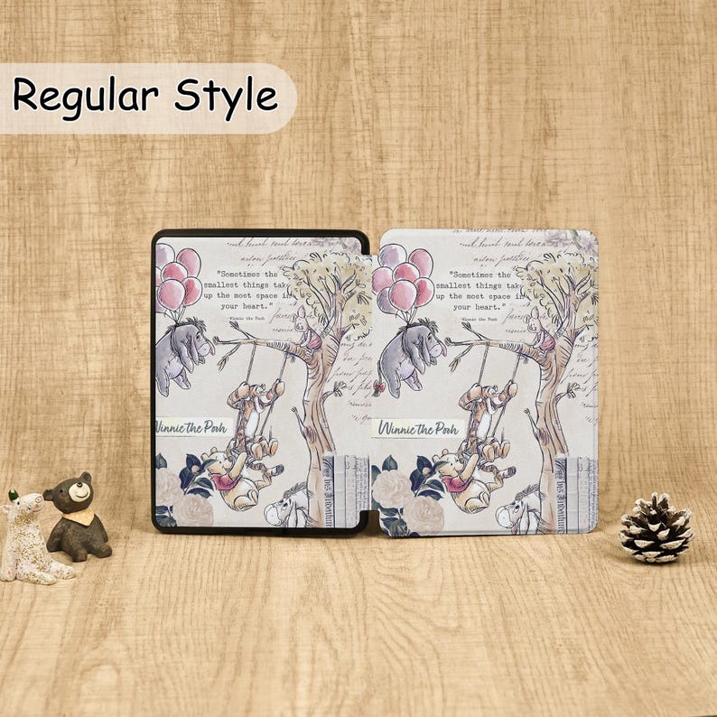 Cute Winnie Pooh Kindle/kobo Case With Strap for Colorsoft, Kobo Libra ...