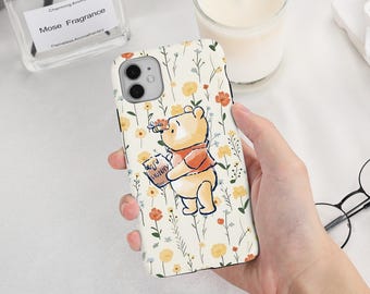Winnie the Pooh Phone Case for iPhone 17 16 15 14 13 12 11, 2026 iPhone 17e/16e, iPhone Air, 13 12 Mini, iPhone Pro/Pro Max/Plus/SE/XS/XR