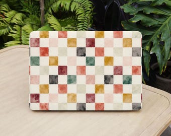 Colorful Squares Simple Macbook Protective Hard Case Laptop Cover for 2026 Neo 13 Air 15/13/11 A3449 Mac Pro 16/14 inch A3434 M5 M4 M3 M2 M1