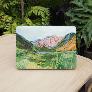 Line Art Mountain Macbook Protective Hard Case Laptop Cover for 2026 Neo 13 Air 15/13/11 A3449 Mac Pro 16/15/14/13 inch A3434 M5 M4 M3 M2 M1