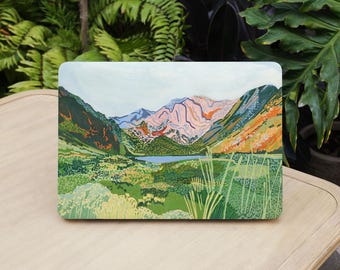 Line Art Mountain Macbook Protective Hard Case Laptop Cover for 2026 Neo 13 Air 15/13/11 A3449 Mac Pro 16/15/14/13 inch A3434 M5 M4 M3 M2 M1